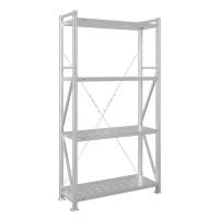 Металлический стеллаж Практик MS U 2000x1000x400/4 перф.