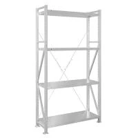 Металлический стеллаж Практик MS U 2000x1000x400/4